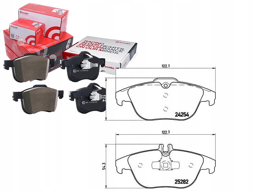 Sada Brzdových Destiček Brembo 54204920 742061