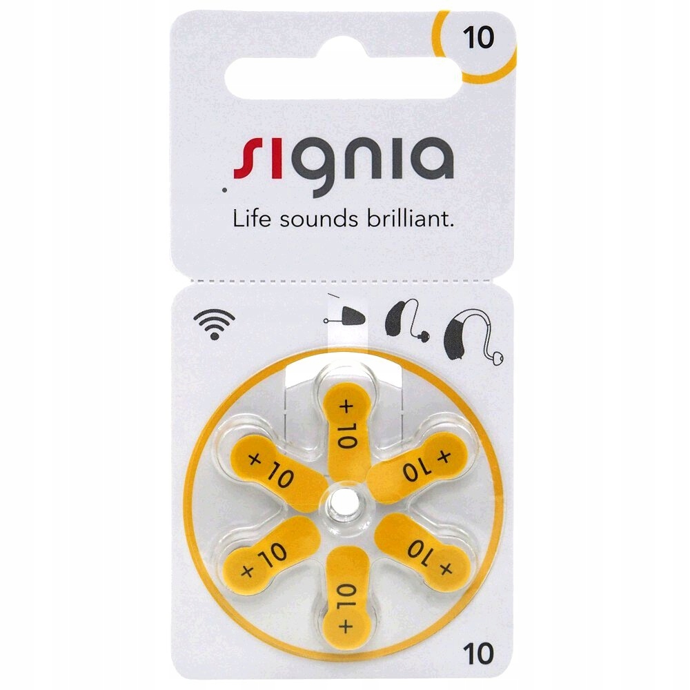 * Baterie aparatów słuchowych Siemens Signia 10 Mf