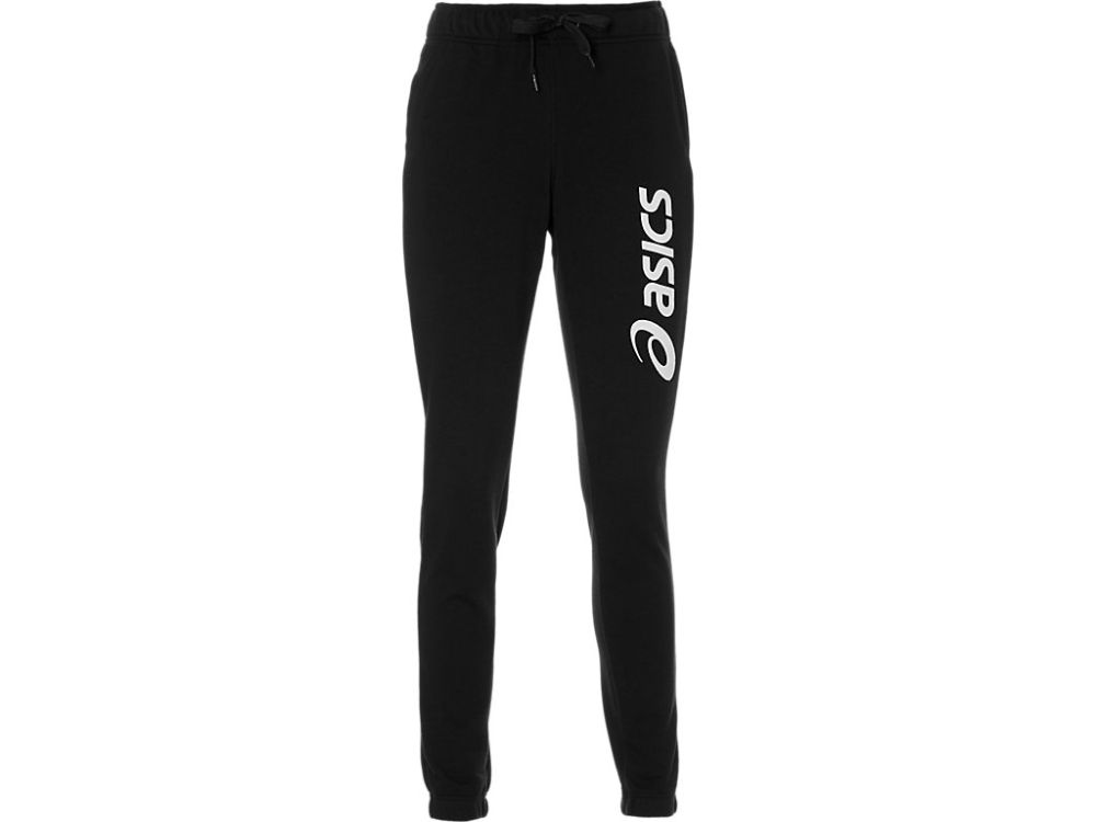 Asics Big Logo Sweat Pants Black/white Rozmiar S