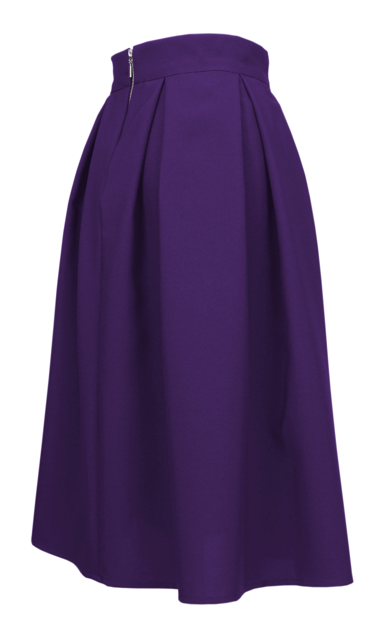 FIOLETOWA SPÓDNICA MINI MIDI MAXI NA WYMIAR MIARĘ Wzór dominujący bez wzoru