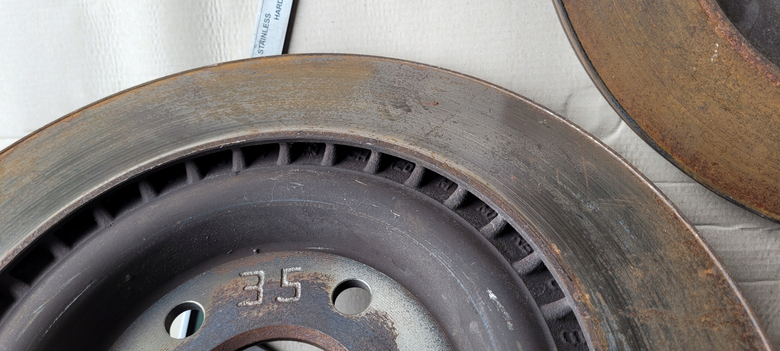 JEEP WRANGLER JK disc discs rear part rear. left right 3.6 2X