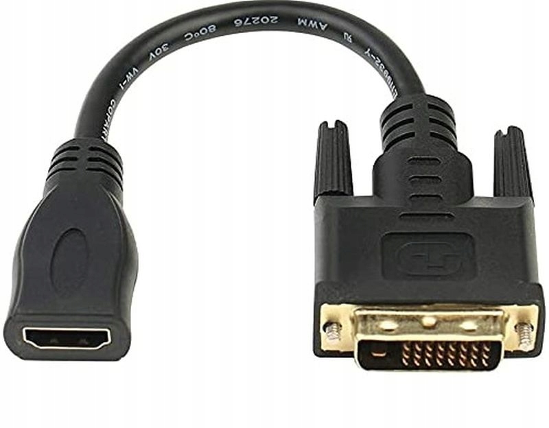 

Kabel Adapter DVI-D DVI 24+5 Pin do Hdmi 25cm