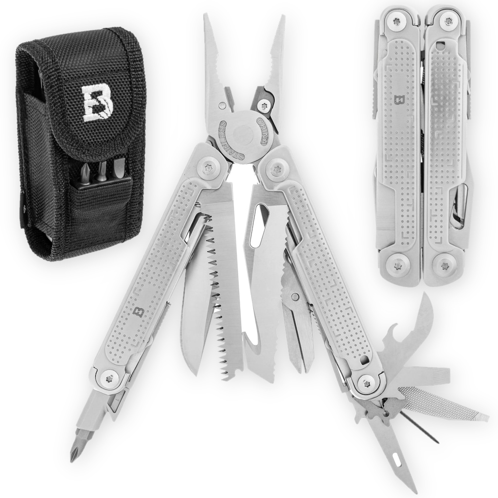 Multitool Narzędzie Wielofunkcyjne survival Badger Outdoor Splinter 17w1