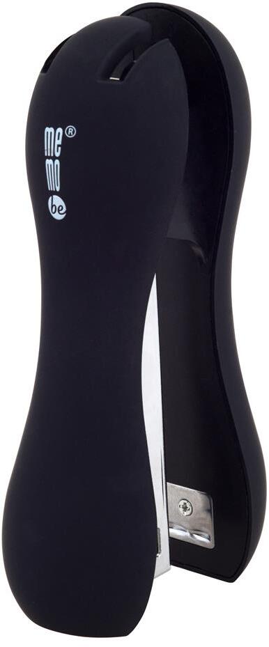 Zszywacz biurowy MemoBe Soft Touch do 16 kartek czarny Stan opakowania oryginalne