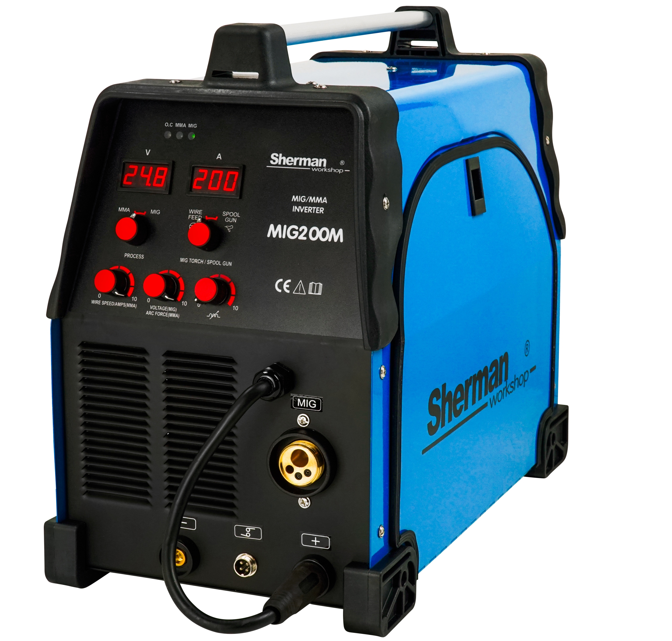 Spawarka Sherman MIG 200M MIGOMAT MMA MAG ZESTAW EAN (GTIN) 5906372629311