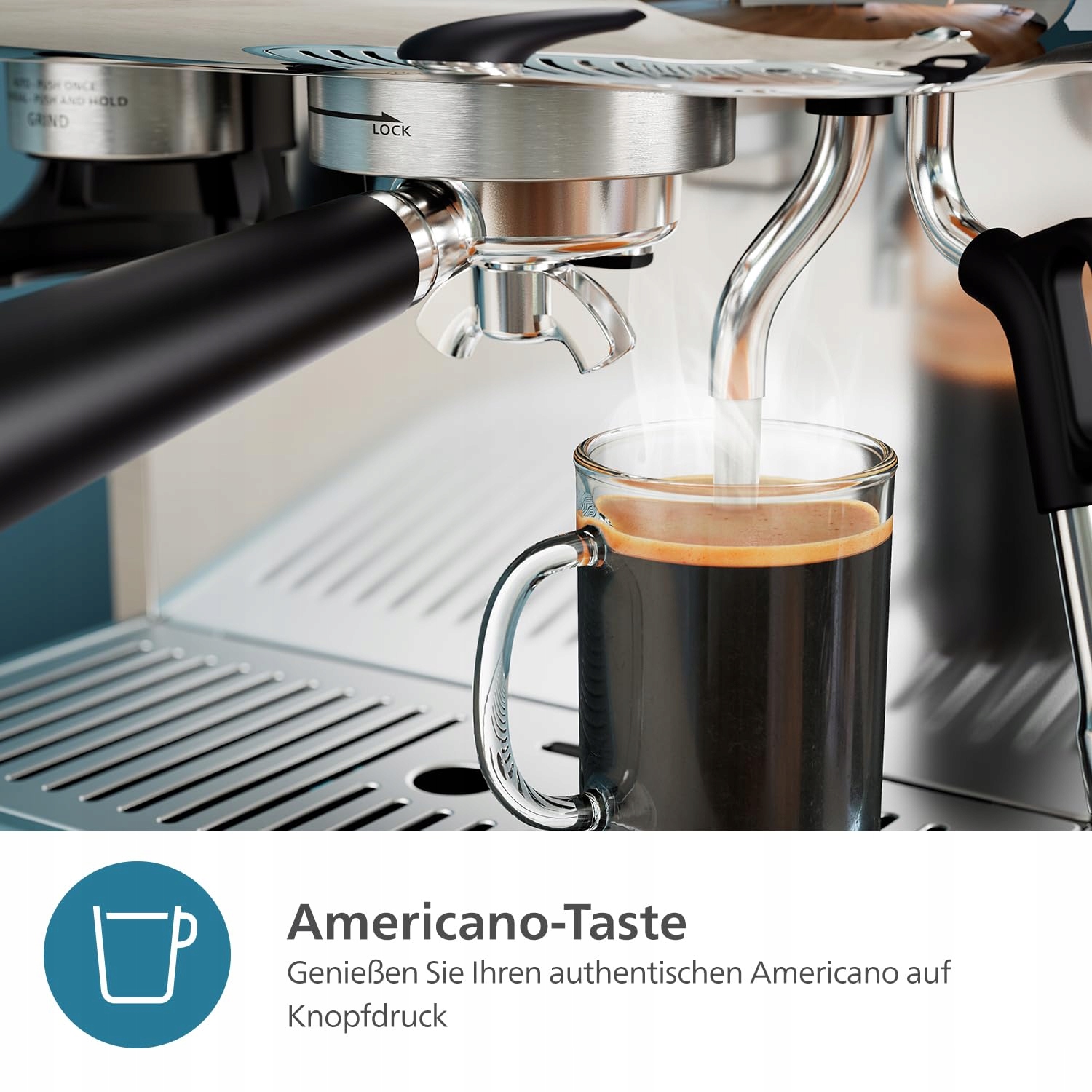 PHILIPS BARISTA Półautomatyczny Ekspres Do Kawy 280g Zbiornik — miniatura 6