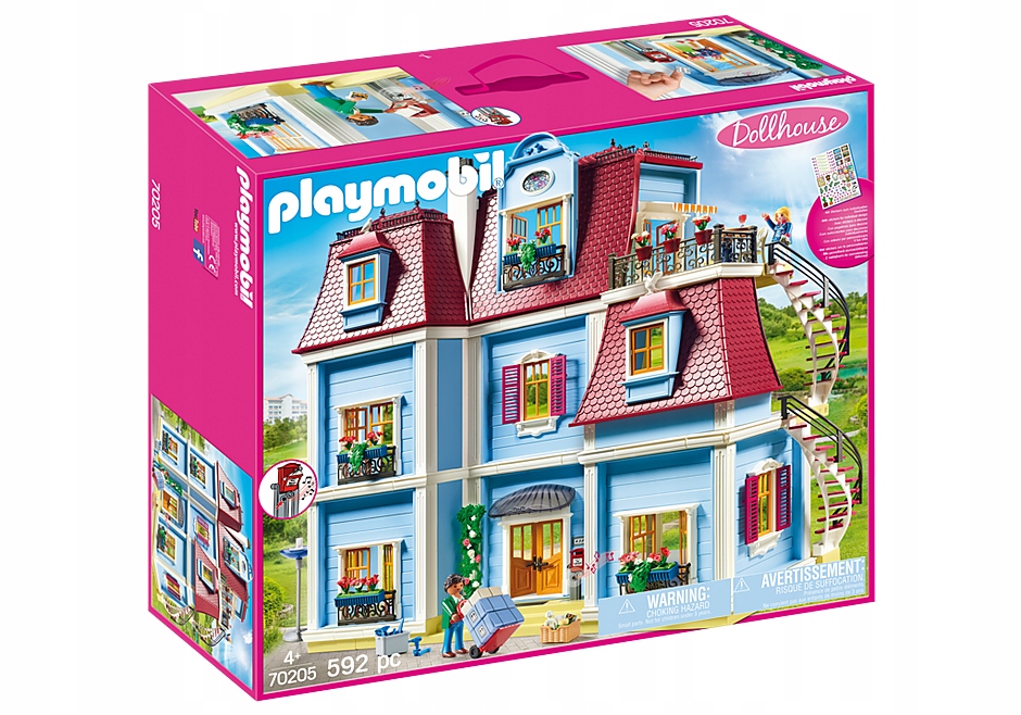 

Playmobil 70205 Duży Domek Dla Lalek piętrowy