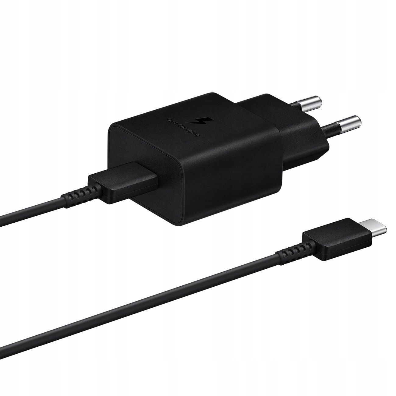 Síťová nabíječka Usb-c 15W Pd Afc kabel Usb-c černá