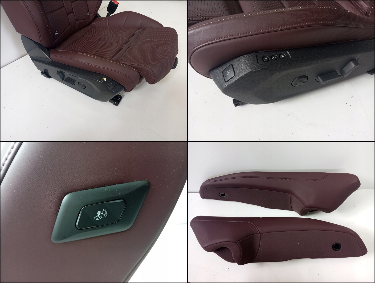 seats upholstery leather CITROEN DS9 DS 9 18r claret leather