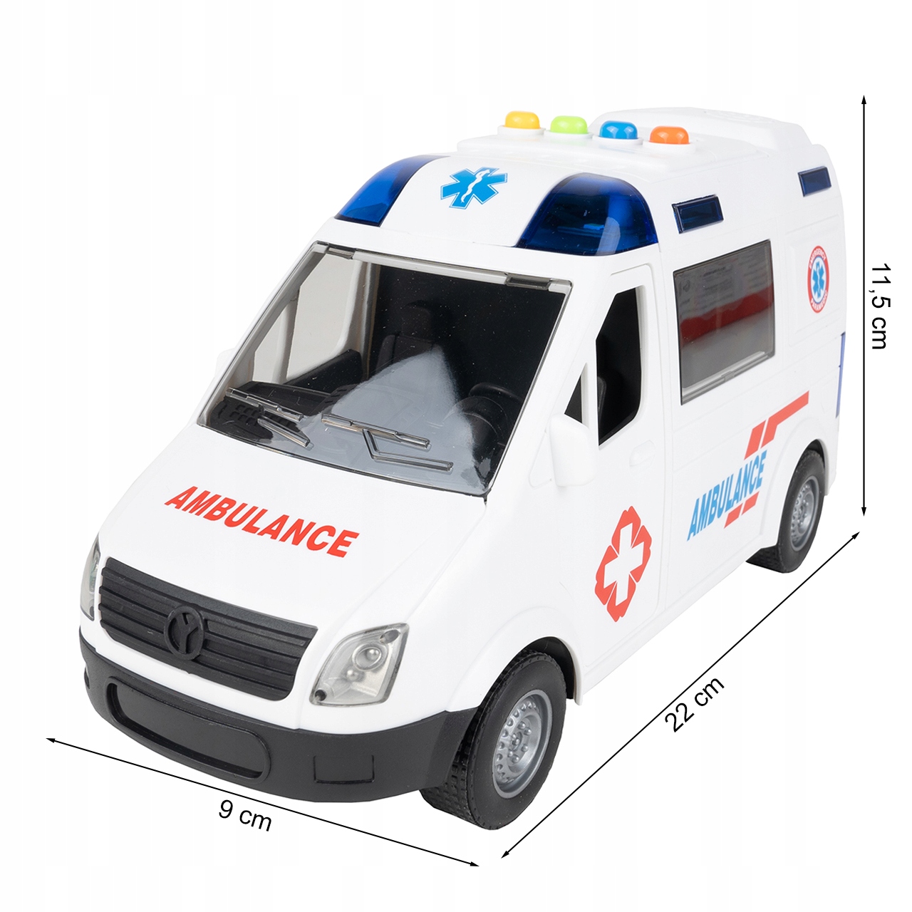 AMBULANCE AMBULANCE AKUMULÁTOR NA BATERIÍ - SVĚTELNÝ ZVUK Hrdina žádný