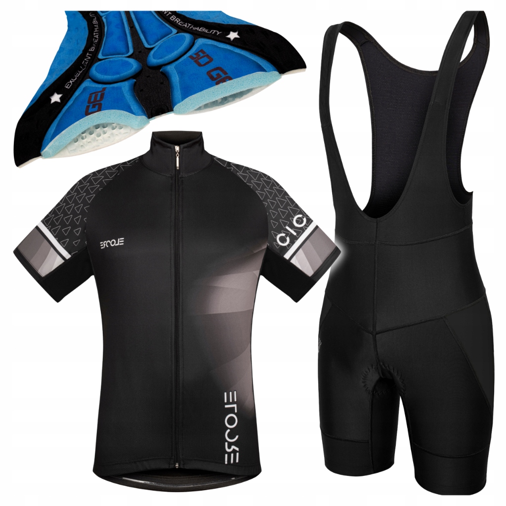 Pánské cyklistické oblečení vel M, cyklistický overal, tričko, cyklistické Kraťasy