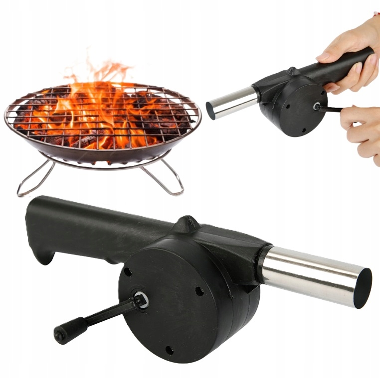 DMUCHAWA RĘCZNA DO ROZPALANIA OGNIA GRILLA KOMINKA OGNISKA TURYSTYCZNA Rodzaj ręczna