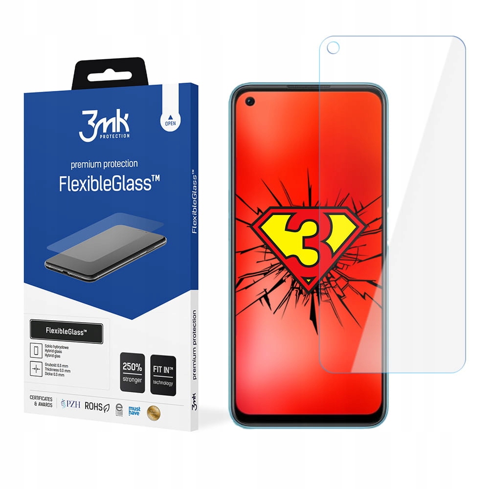 Szkło hybrydowe 3mk FlexibleGlass na Oppo A76