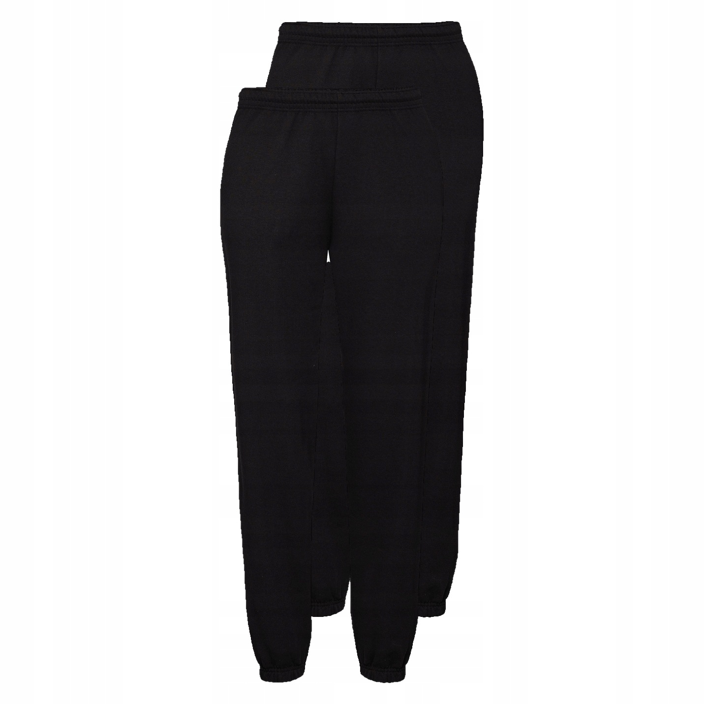2x Pánské tepláky se stahovací šňůrkou Fruit Of The Loom Černá XL