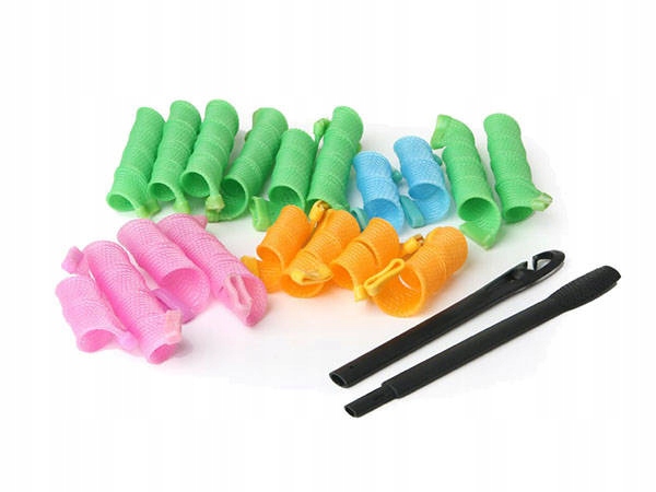 Magic leverag papiloty spiralne wałki loki maxi Kolor dominujący wielokolorowy