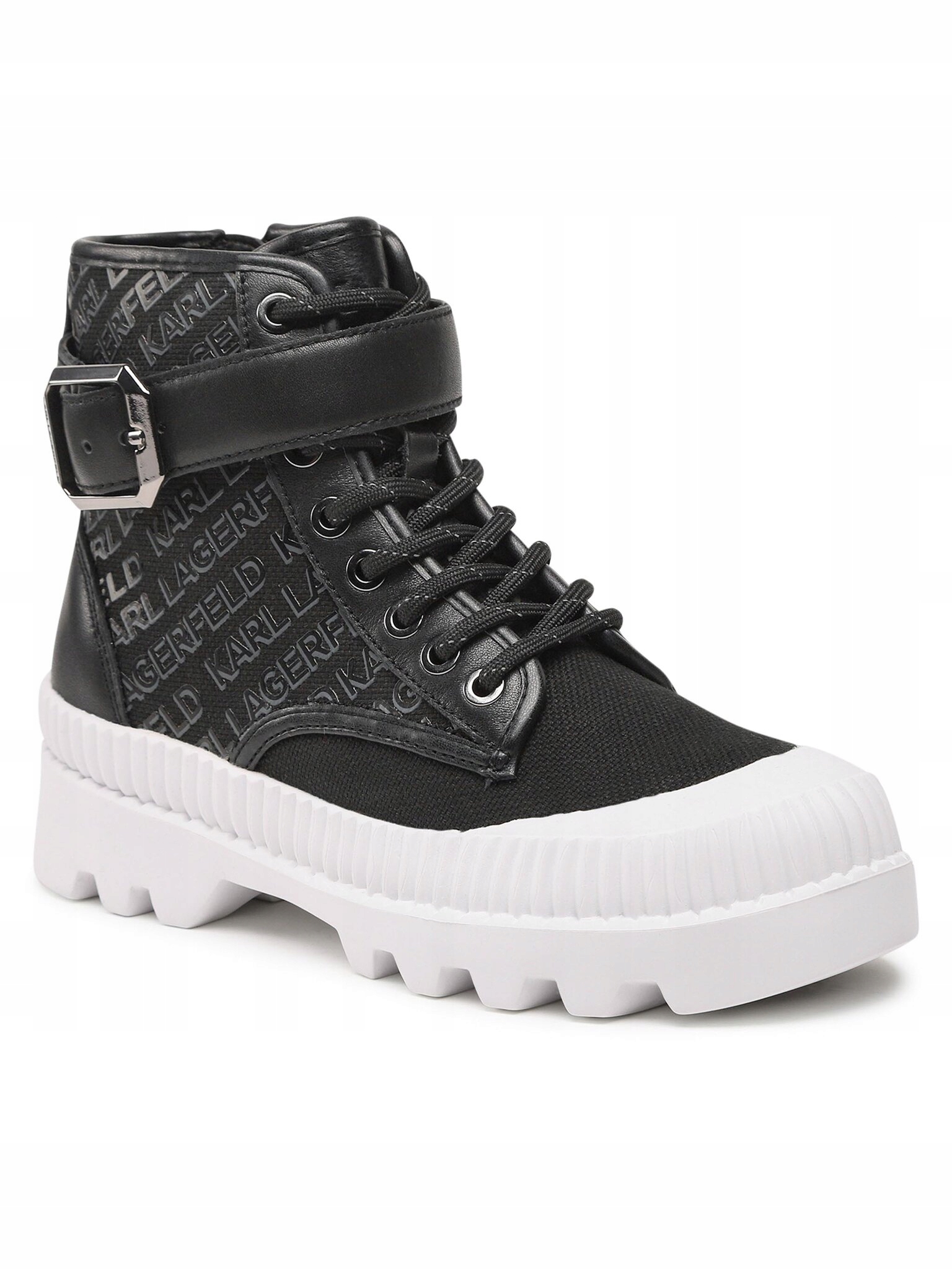 Karl Lagerfeld Trapery KL42546 Black Lthr/Textile