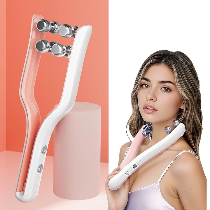 Modelující Masážní Přístroj Na Obličej Ems Usb Roller Na Bradu 400MAH 3D Lifting