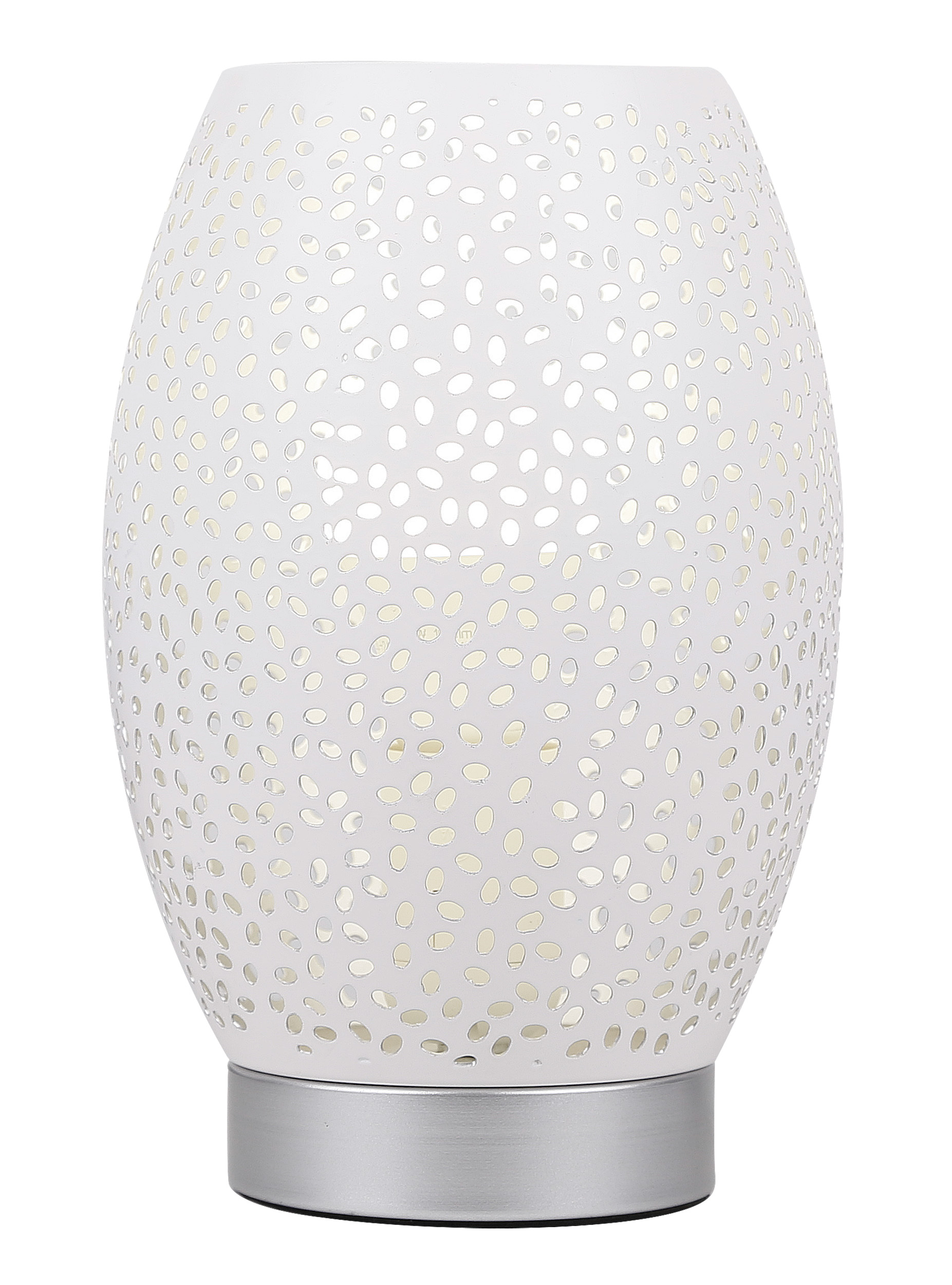 Prolamovaná kancelářská lampa bílo-stříbrná E27 Venus 41-78322 Candellux