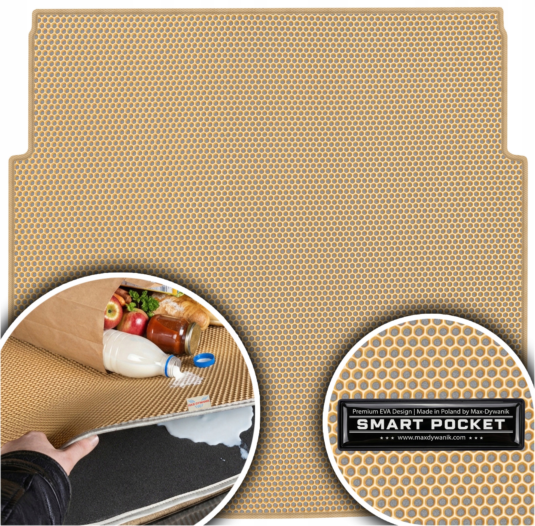 Peugeot Rcz Coupe 2010-2015 Vložka do batožinového priestoru Eva Smart Pocket Bežová