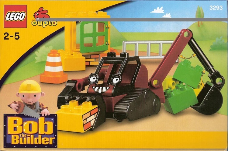 Lego Duplo 3293 Bob Stavitel: Bagr Benny Nové