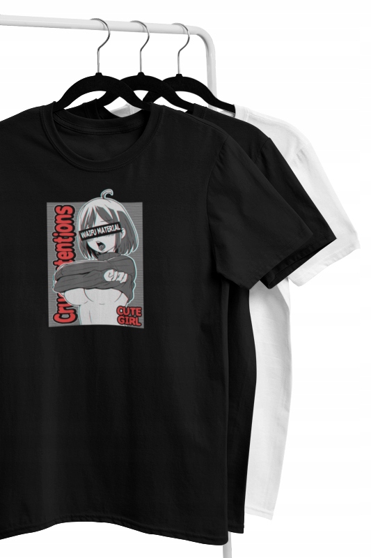 

Koszulka Hentai Anime Manga Fana Czarna XL