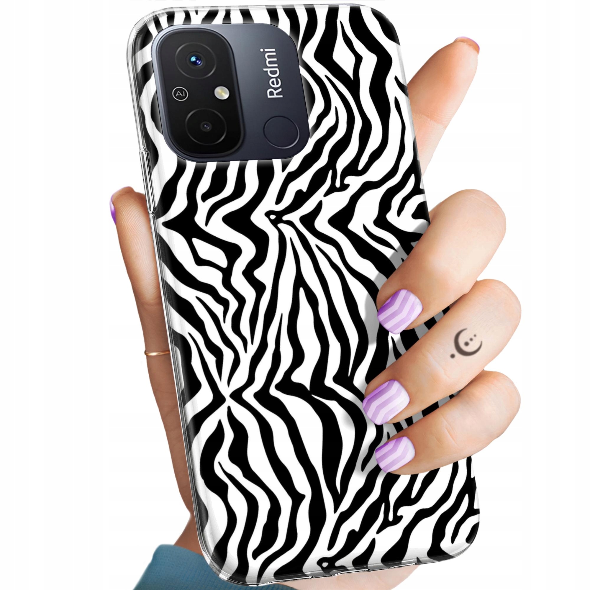 Etui Do Xiaomi Redmi 12C Cętki Łatki Obudowa Pokrowiec Case