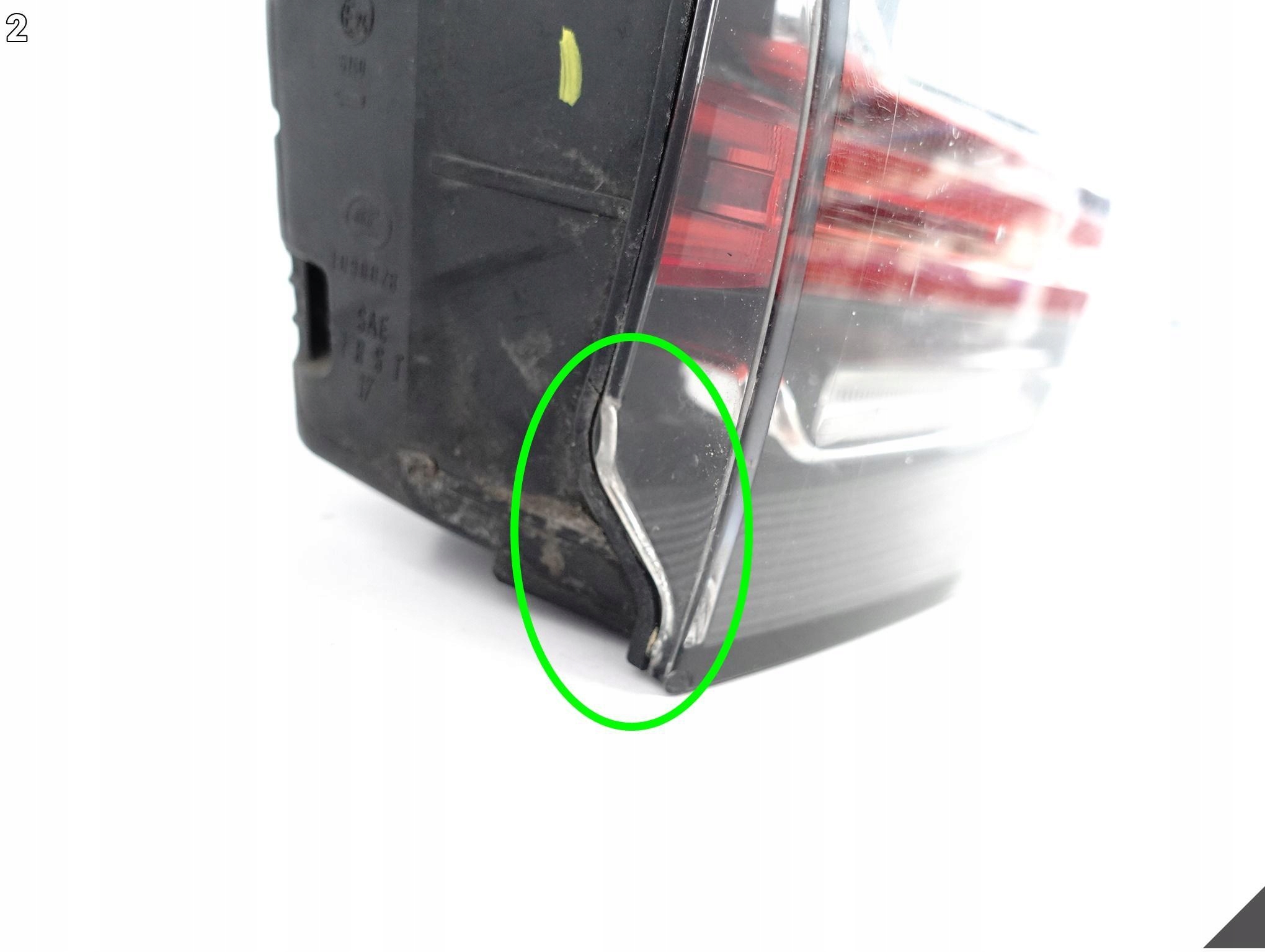 PORSCHE CAYENNE III E3 9Y0 18- light LED cap central W boot rear part EU