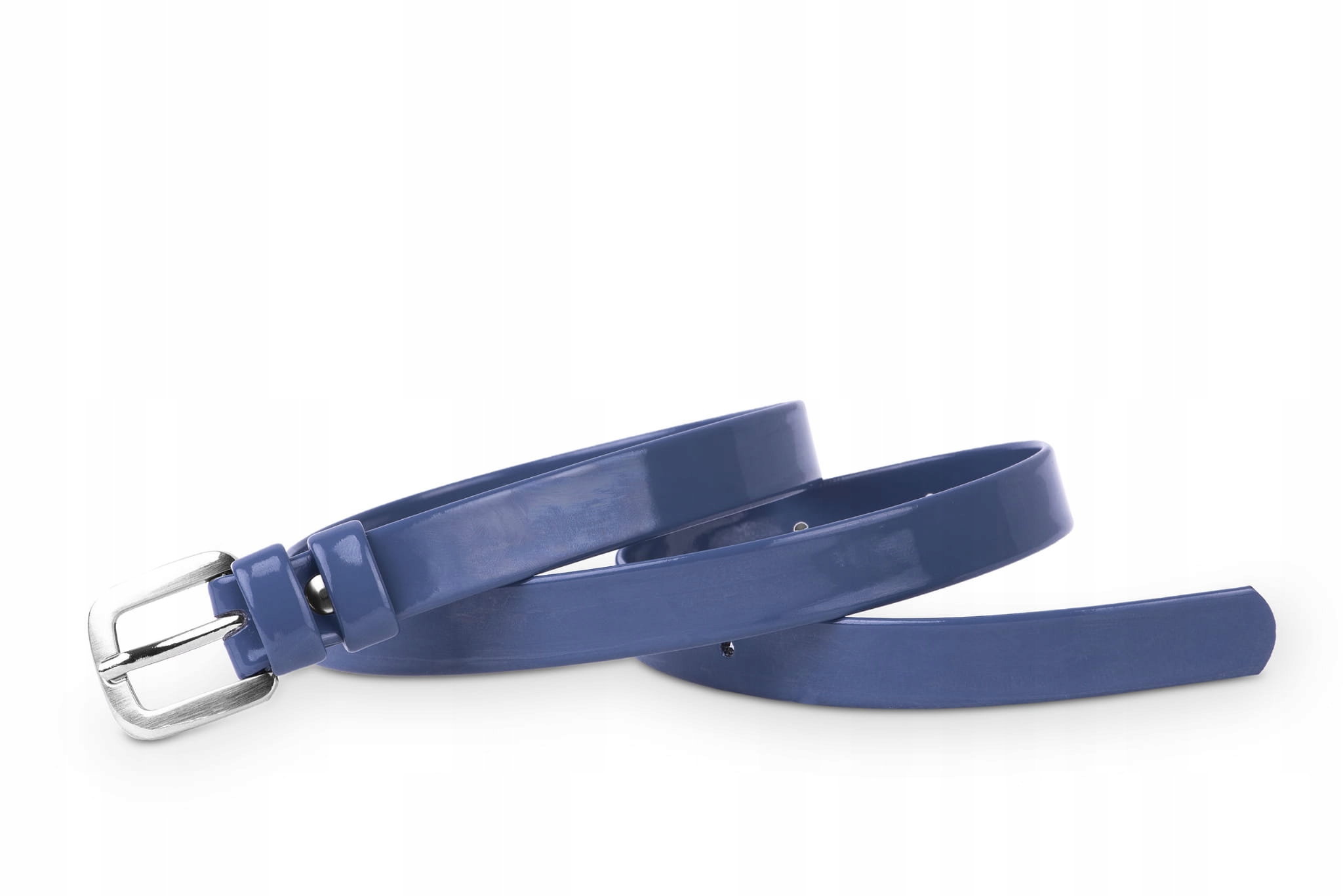 

Pasek damski klasyczny stalowy lakier 2 cm