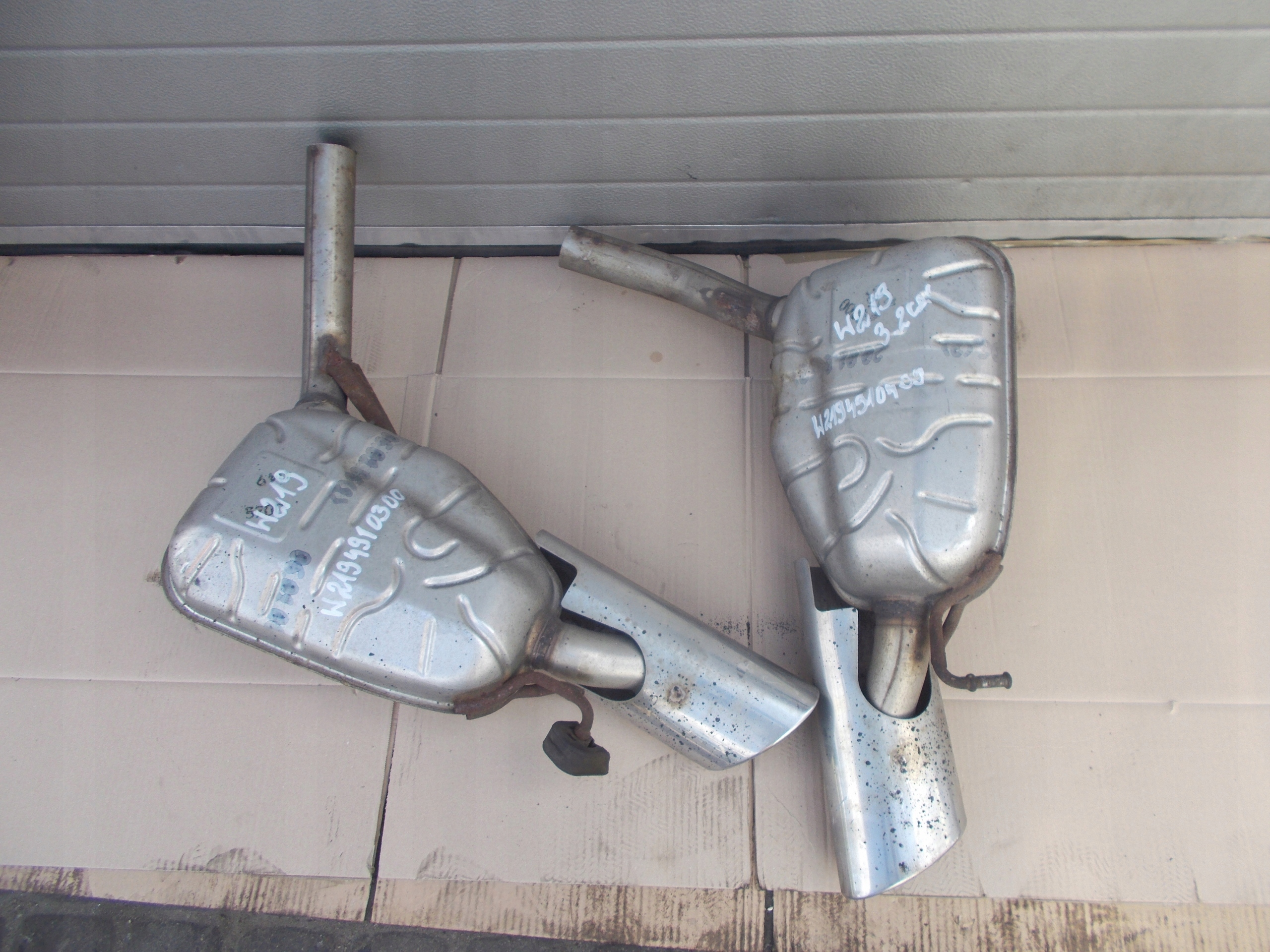 MERCEDES W219 3.2 CDI концевой глушитель