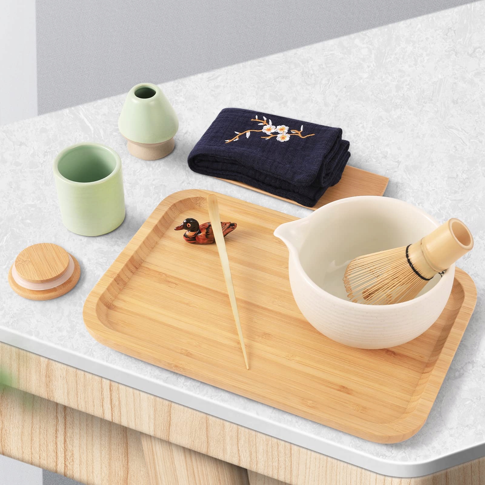 ARTCOME Zestaw Do Matcha Ceremonii Japońskiej 10 Elementów — miniatura 8