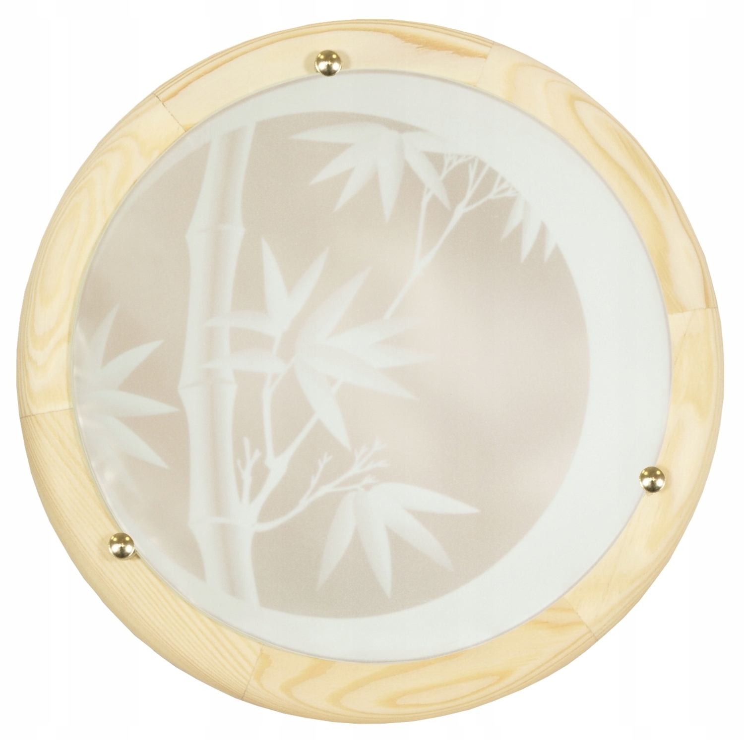 Stropní Svítidlo dřevěná Stropní Svítidlo 40 cm 2X60 W Borovice
