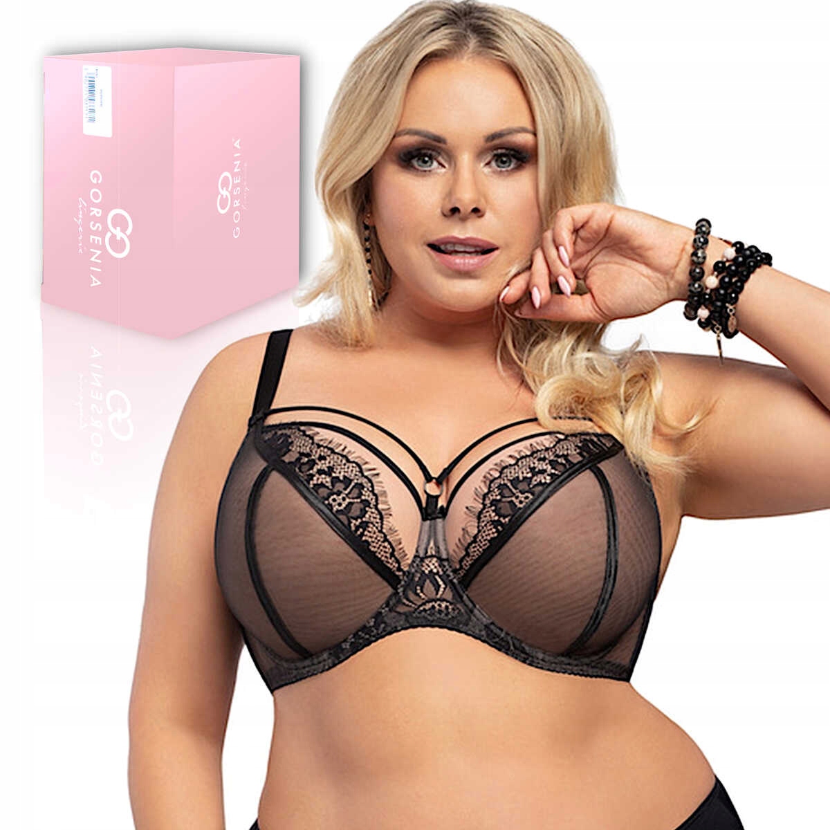 Biustonosz Paradise 496 czarny; 75M