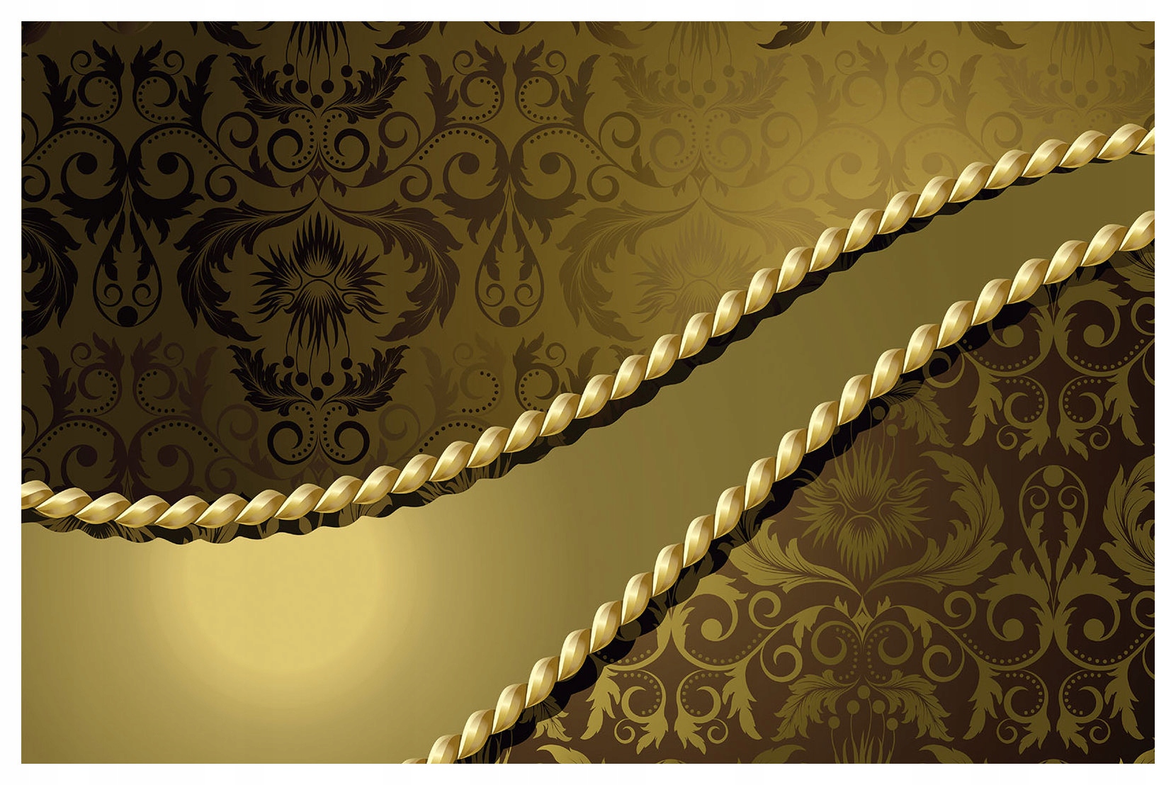 Fototapeta Zlatý Damask luxusný vinylový vzor 208x146 lepidlo