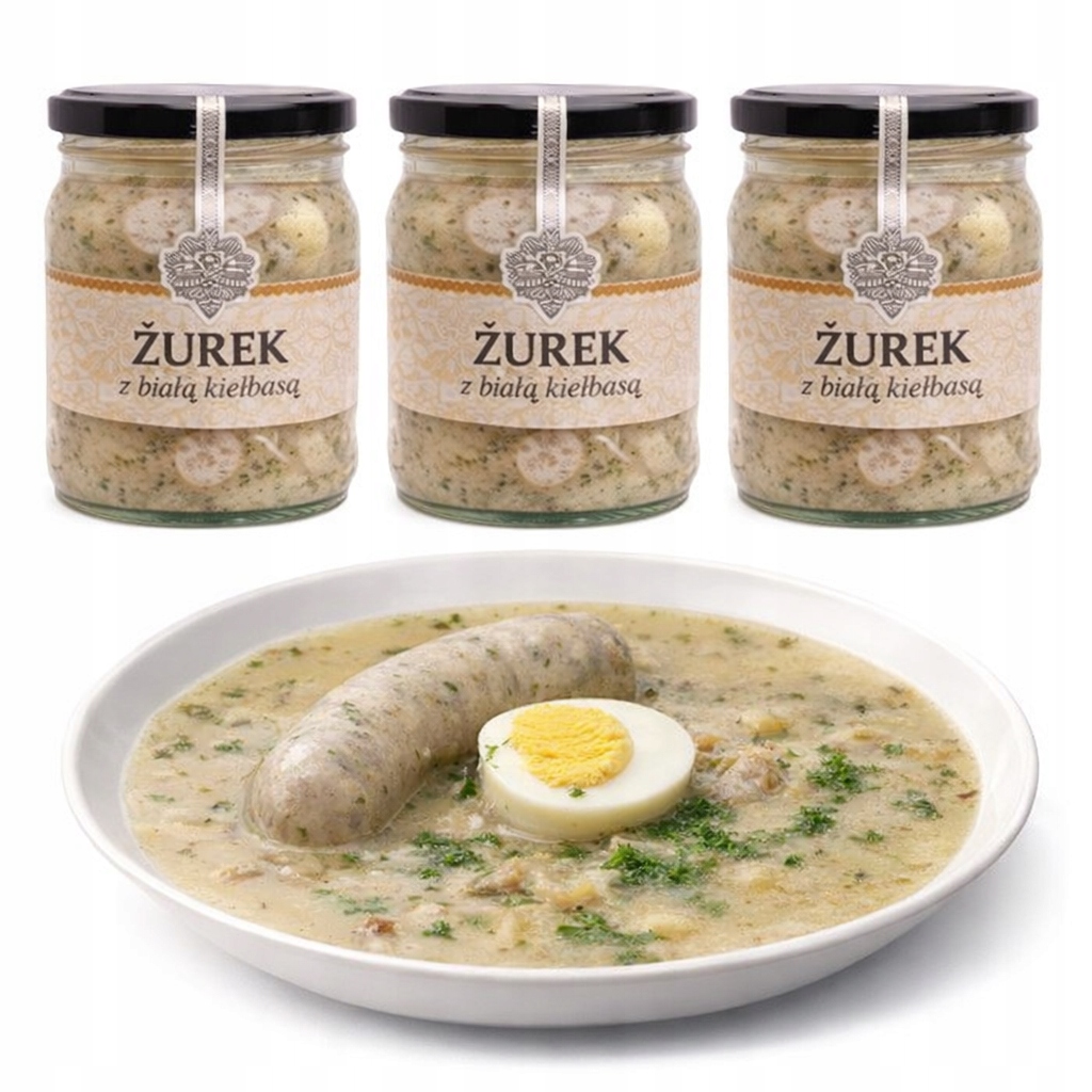 Levně Žurek s bílou klobásou 400 ml, kvalita, restaurace, polévka ve sklenici, bohatá na přírodu