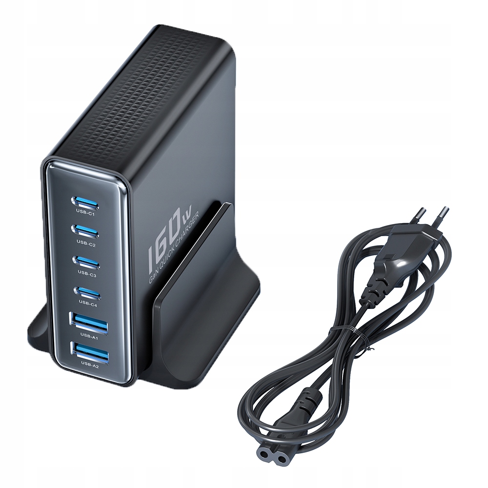 160W Síťová Nabíjecí Stanice 4*C +2*A Toocki