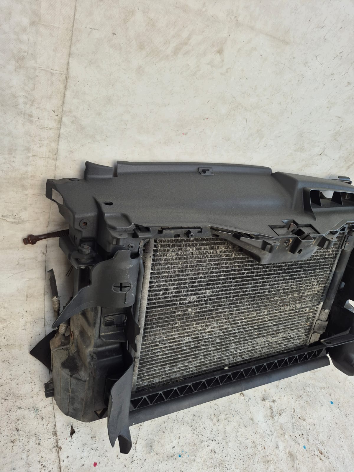 VW SCIROCCO 08- front body wall front pillar iron radiator