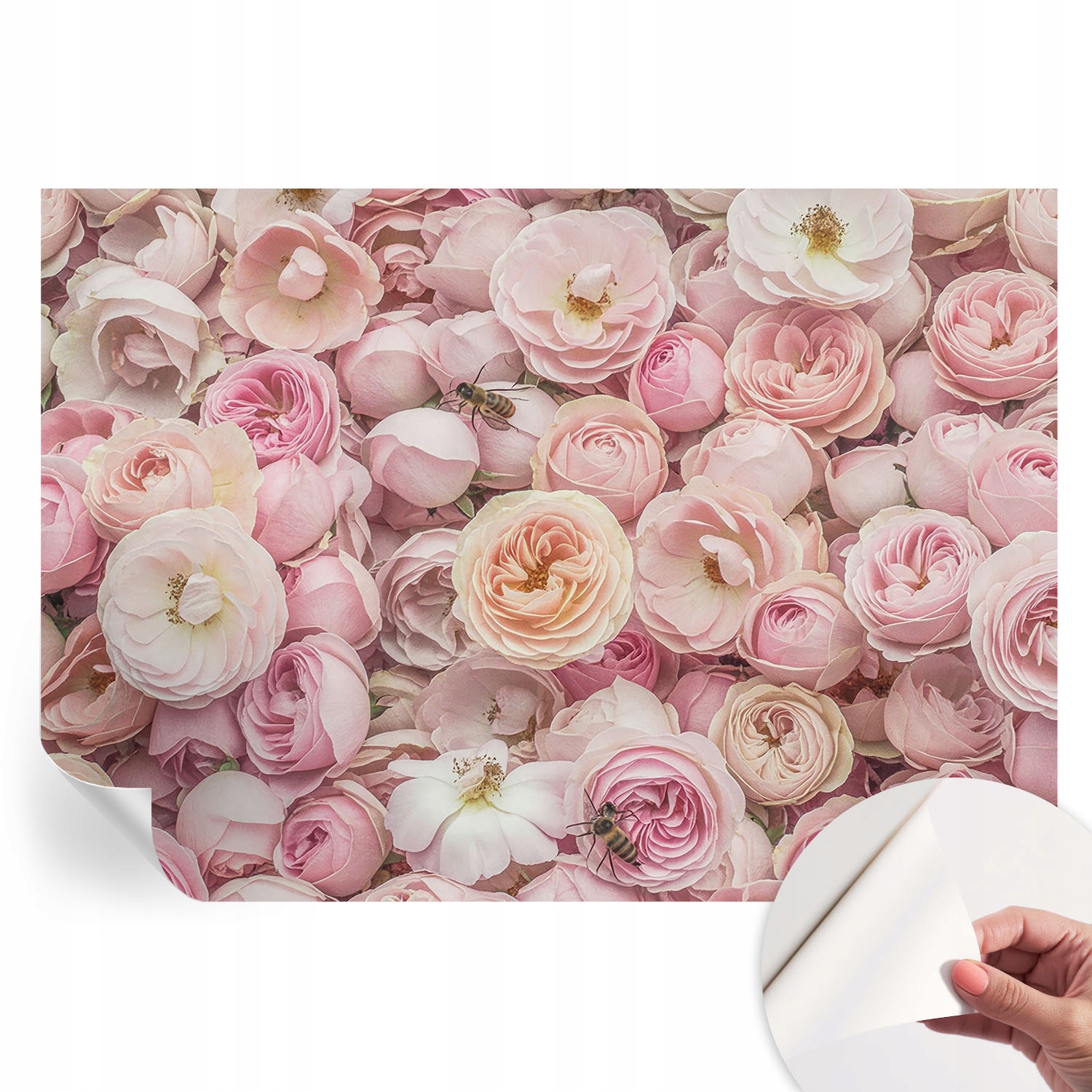 Samolepiaca dekoratívna fototapeta do spálne Krásne kvety 208 x 146 cm