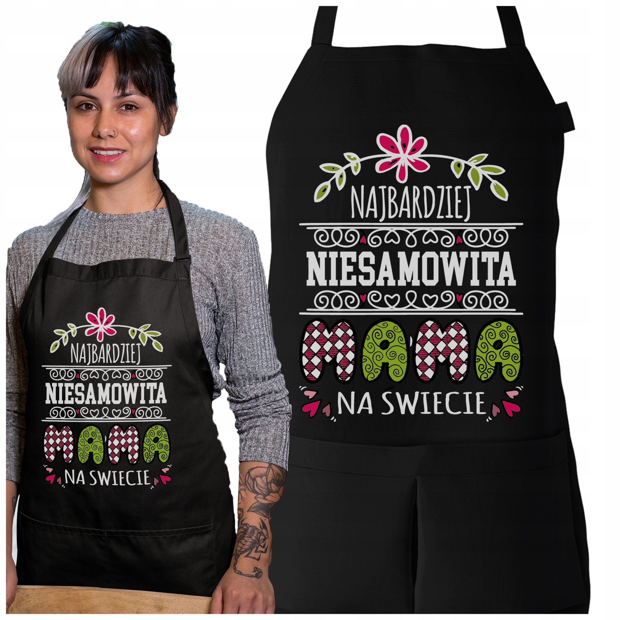 

Fartuch Niesamowita Mama Dzień Mamy Matki