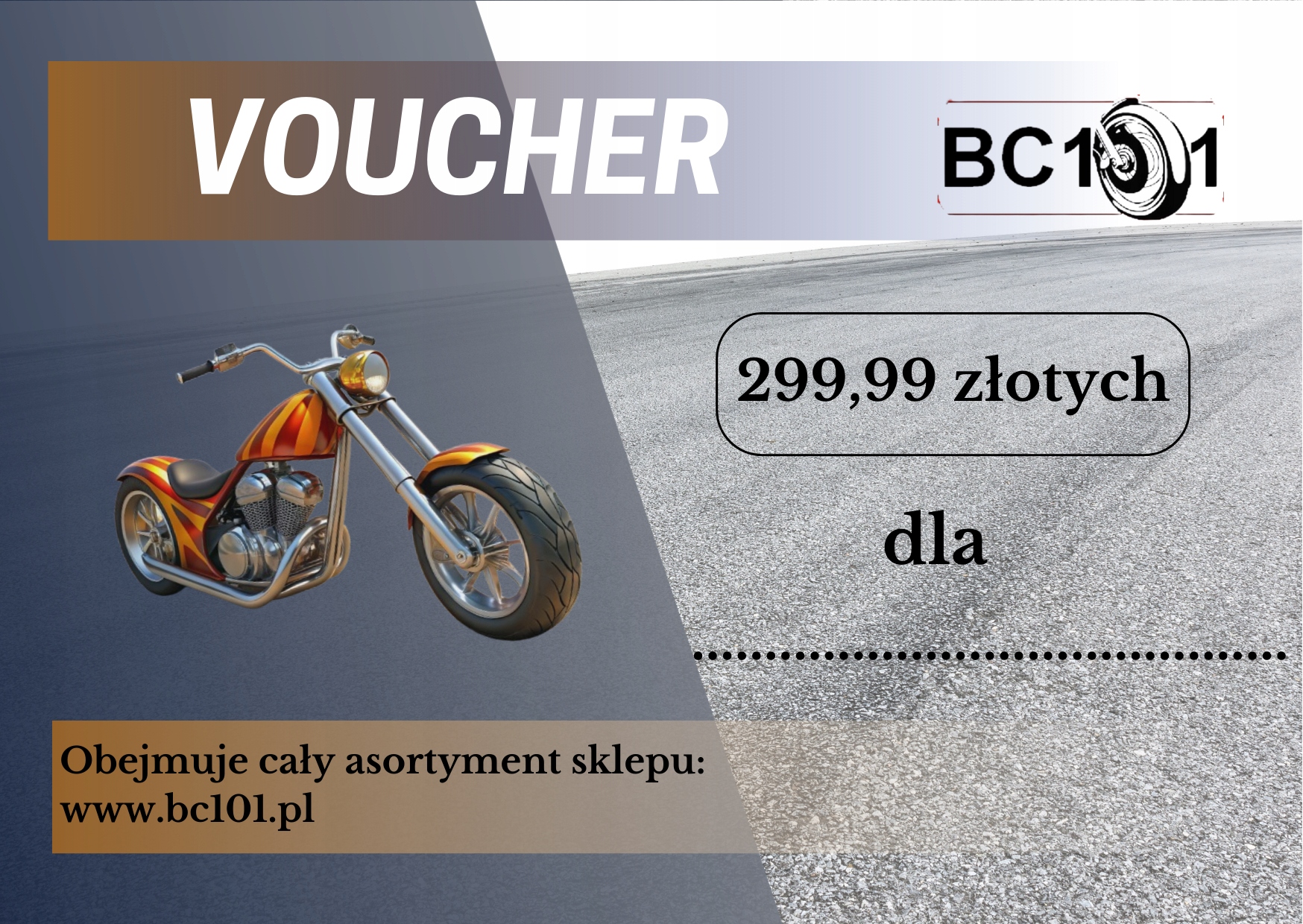 Dárek pro automobilového fanouška! Voucher >> Motocyklové oblečení 299,99 Street
