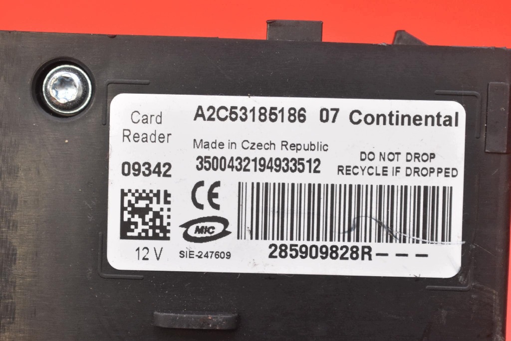 ignition player KARTA button 285909828R A2C53185186 RENAULT MEGANE 3 III
