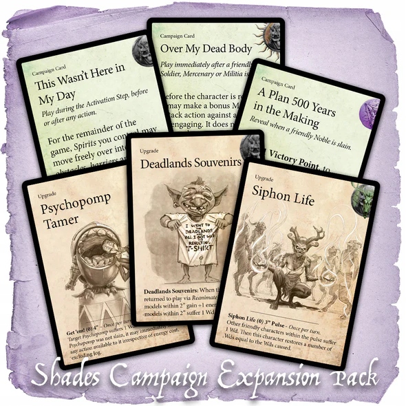 Moonstone Shades Campaign Expansion Pack zestaw kart