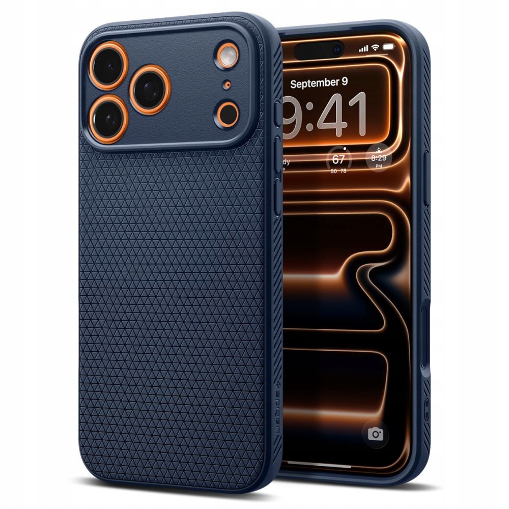 Pouzdro, obal Liquid Air pro iPhone 17 Pro modré