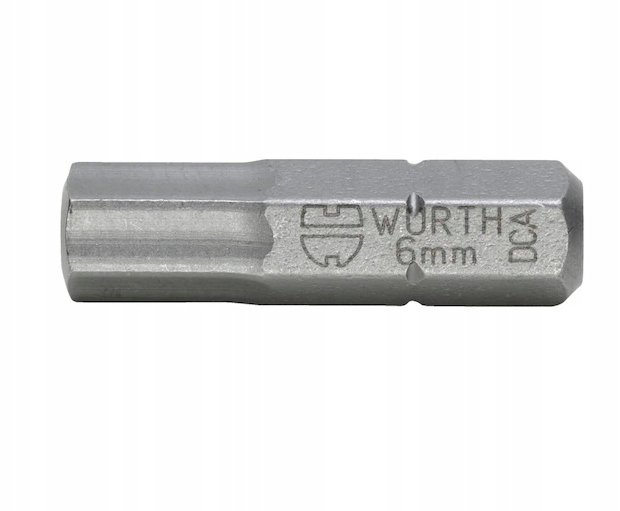 WURTH Bit do gniazd 6-kątnych SW6 dł. 25mm 5szt.