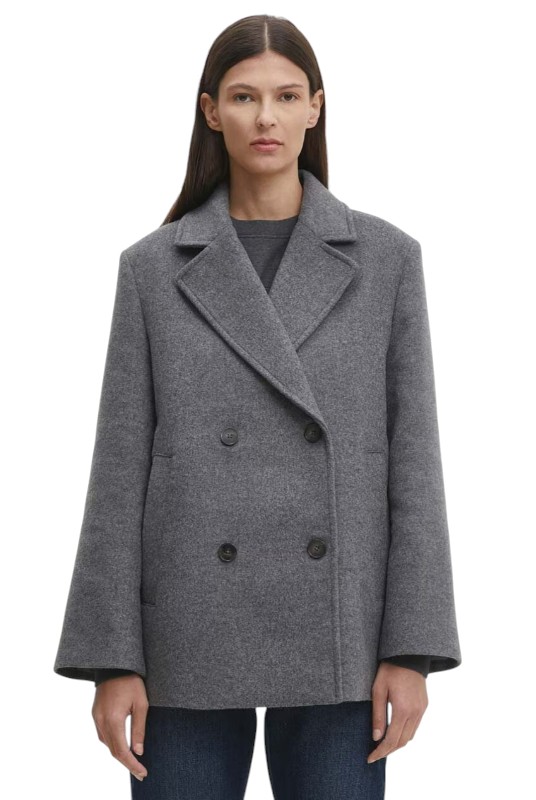 Dámský vlněný kabát Marc O'polo| velikost 42, šedý