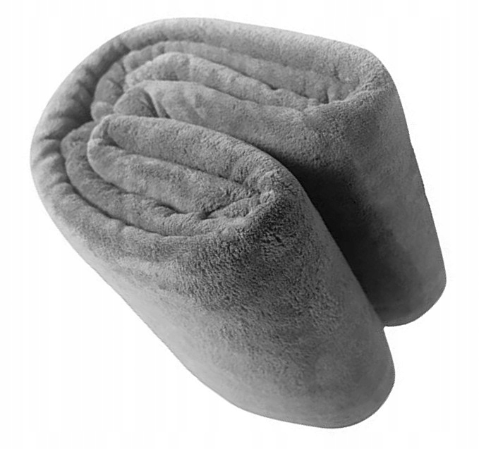 Koc Szary Narzuta Gulskolm Miś Polar 220x240