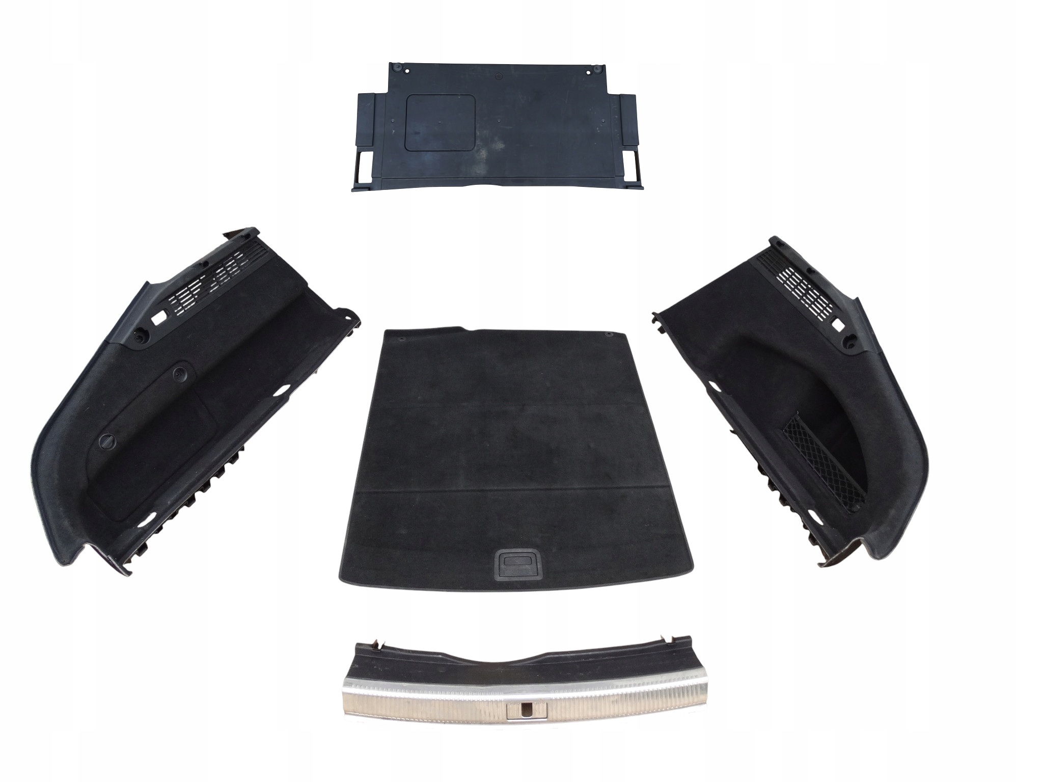 AUDI A7 SPORTBACK 10-18 inner boot black, side floor mats