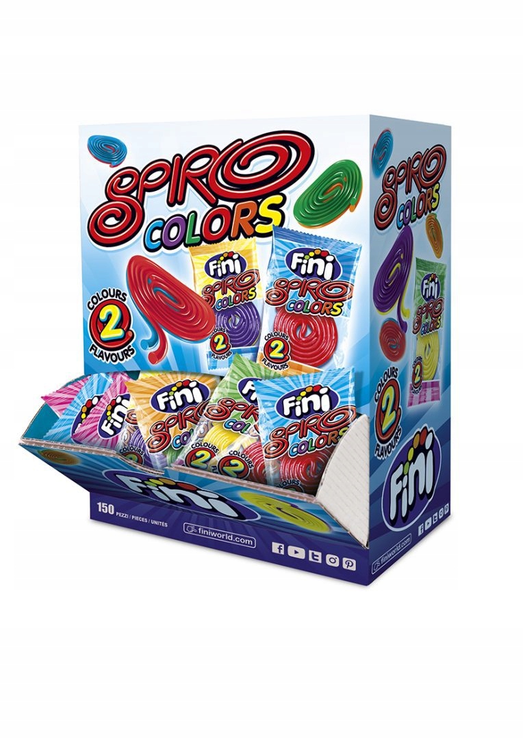 Fini Żelki Spiro Colours 150szt