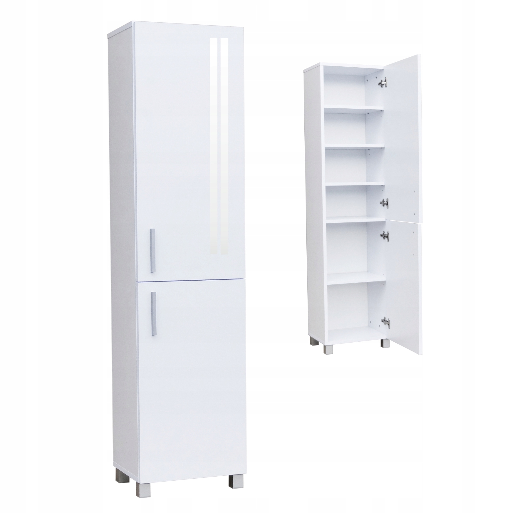 Szafka Słupek łazienkowy front zew. na nóżkach wysoki połysk 1422 Marka Art. Decoration