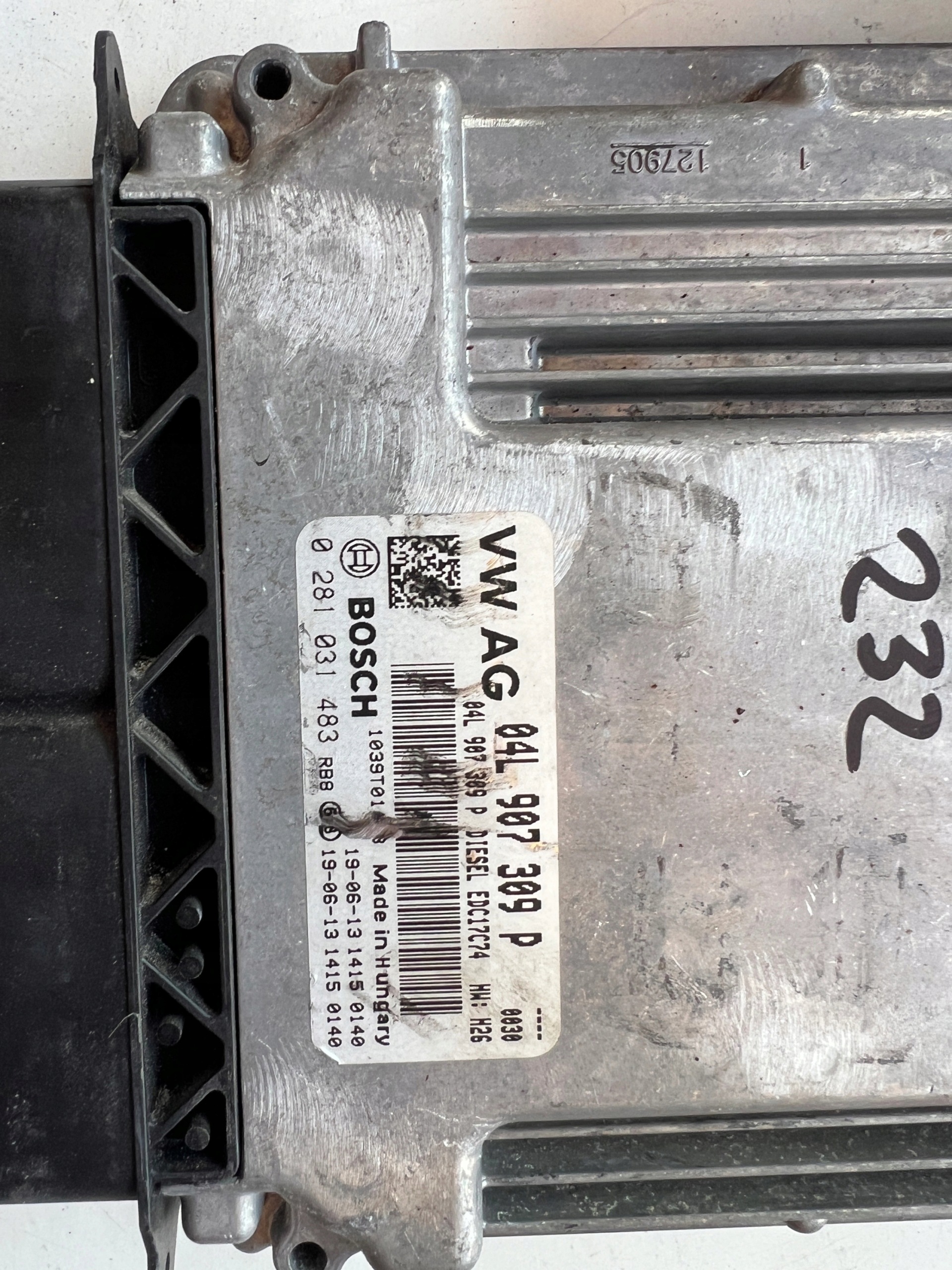 VW PASSAT DCZA 1.6 TDI 04L907309P 0281031483 EDC17C74 computer Originale