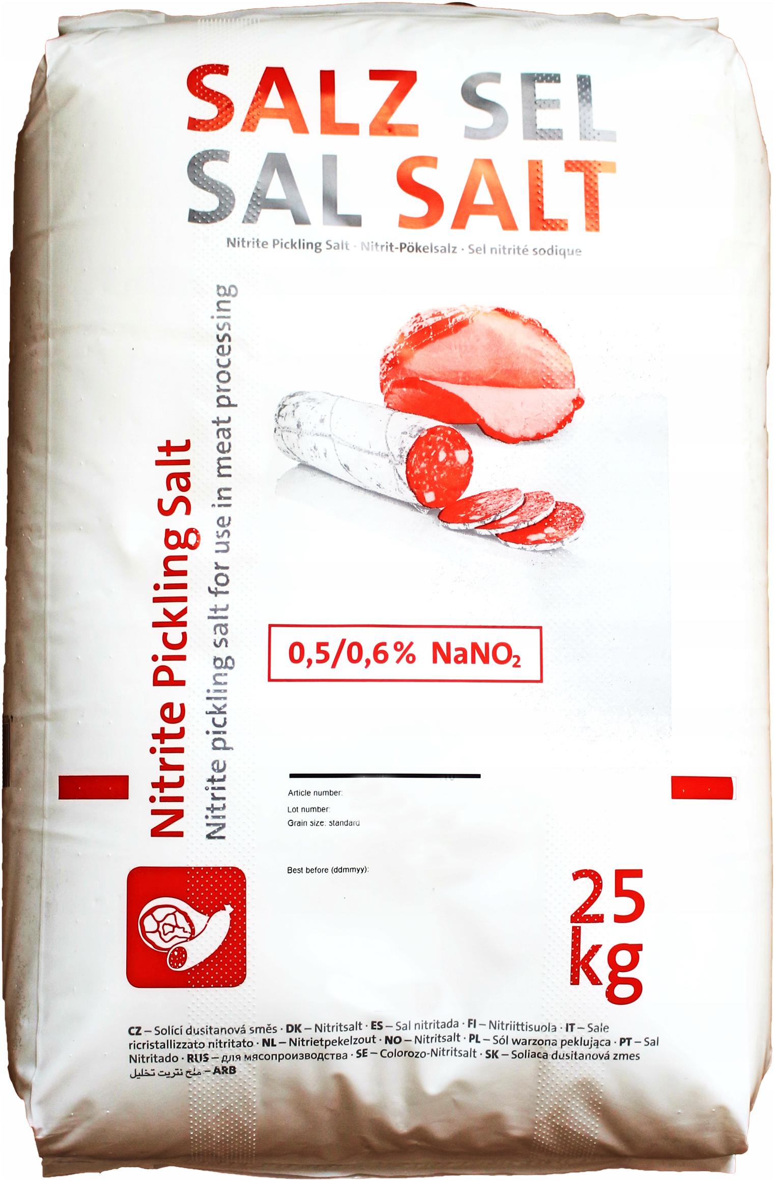 Peklová Sůl 25 Kg, Peklosol Na Maso